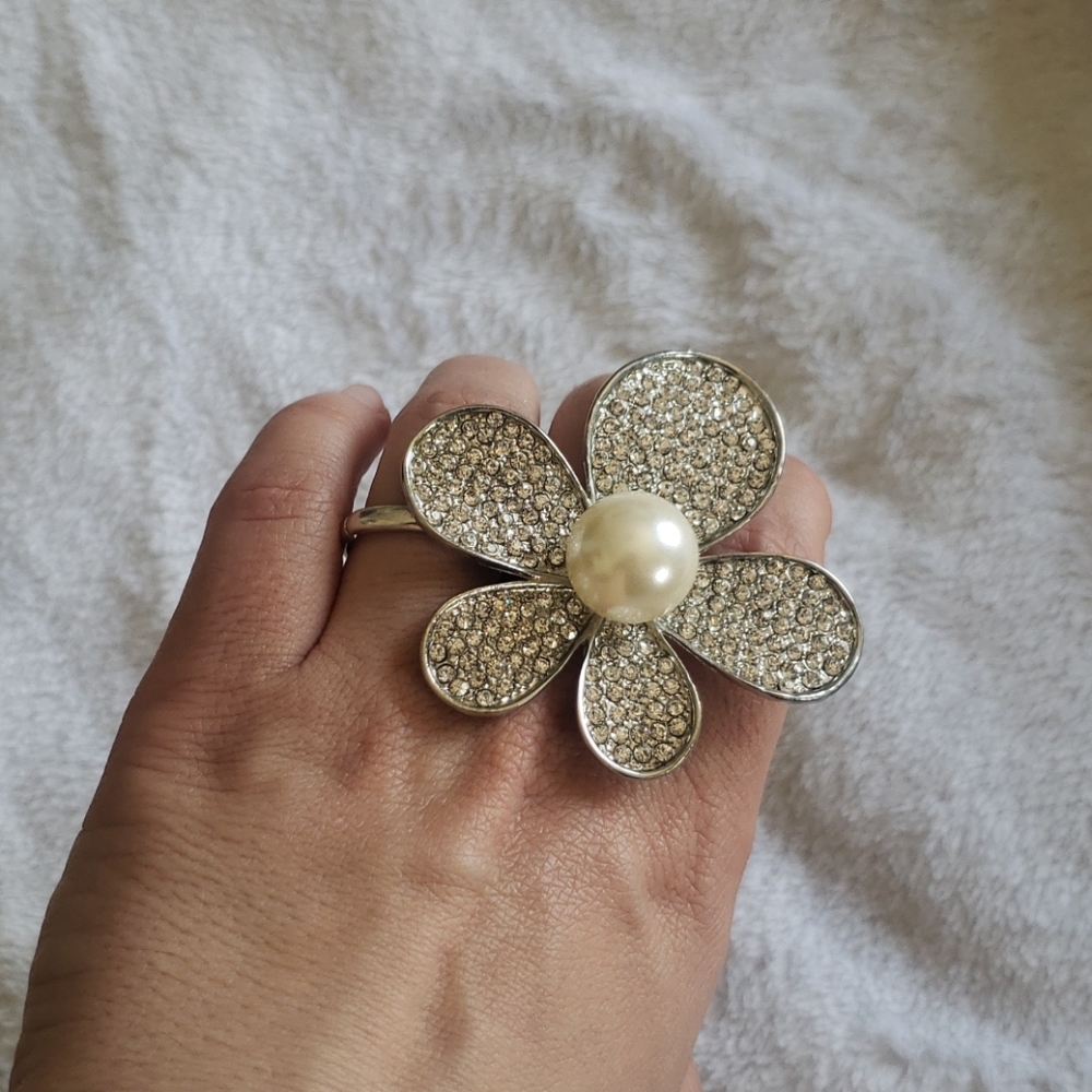 Adjustable Statement Cocktail Ring - image 3